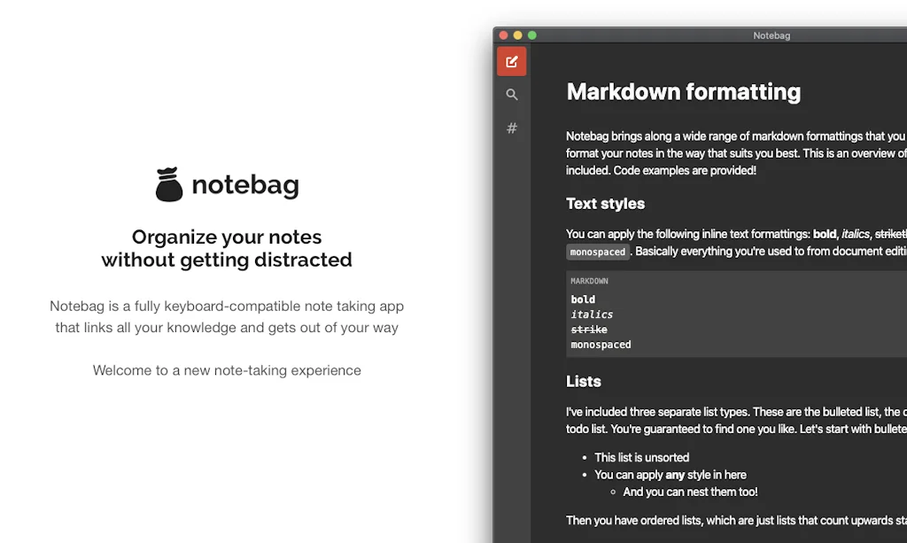 Notebag screenshot 1 of 5