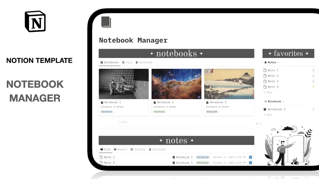 Notebook Manager screenshot 2 of 3