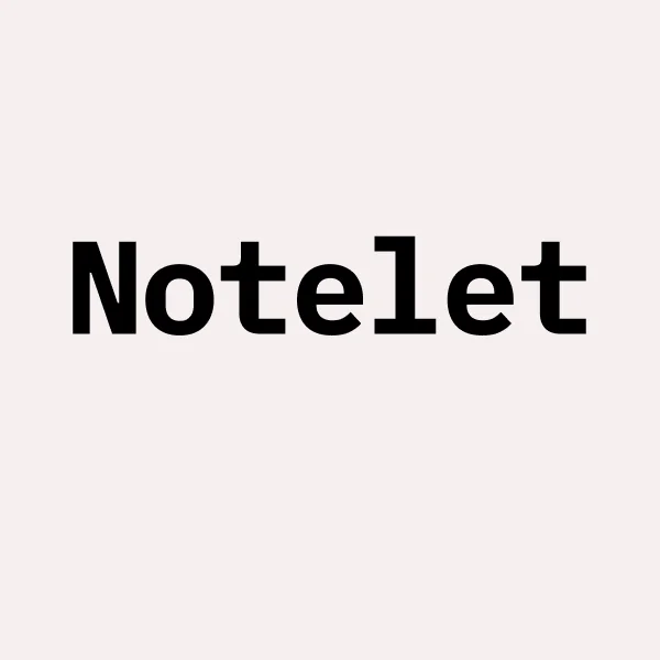 Notelet logo