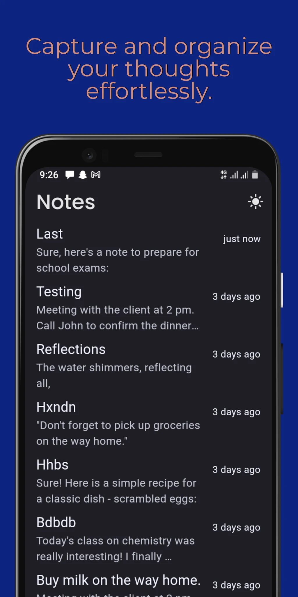 Notes screenshot 2 of 5