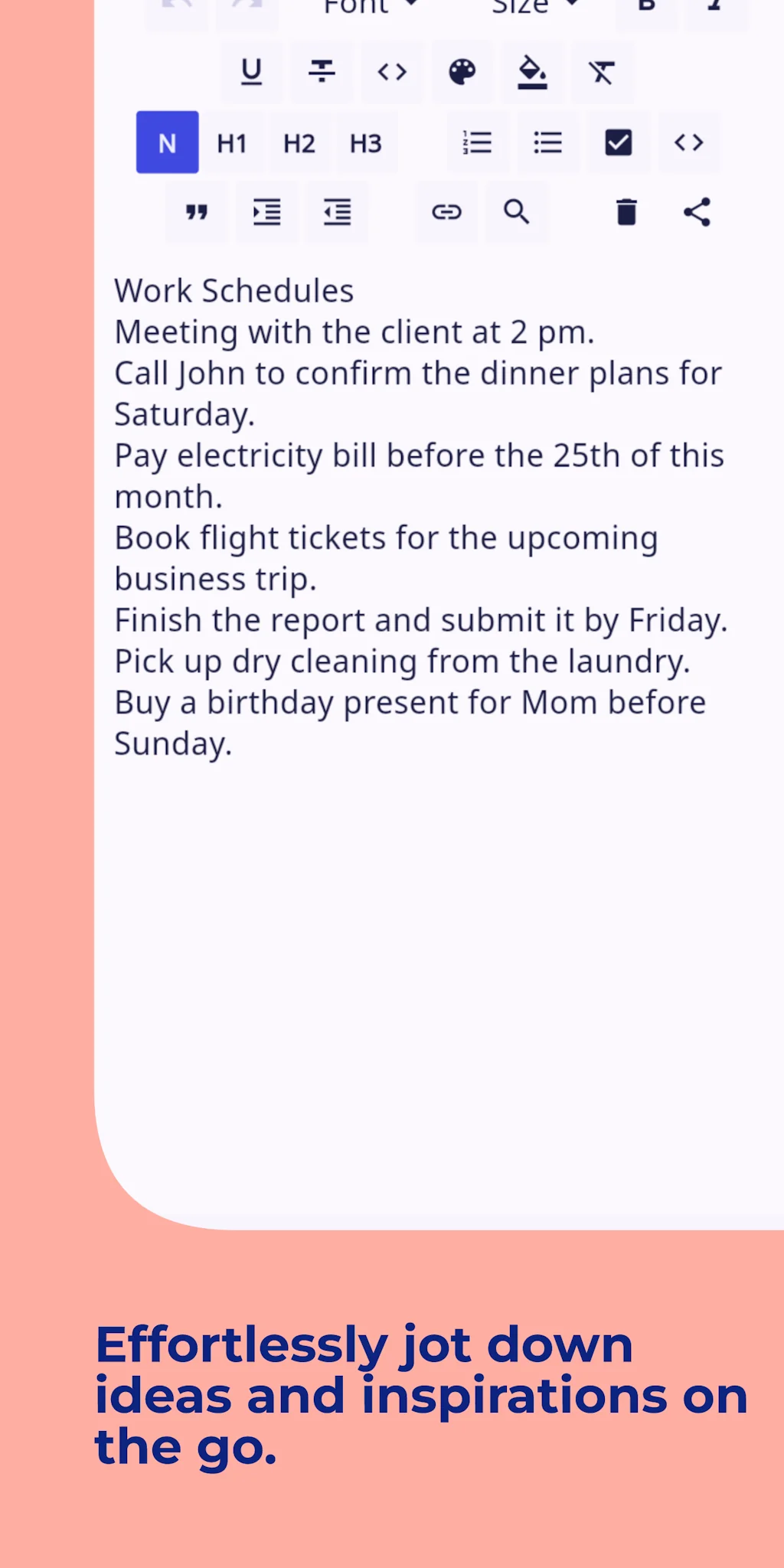 Notes screenshot 3 of 5
