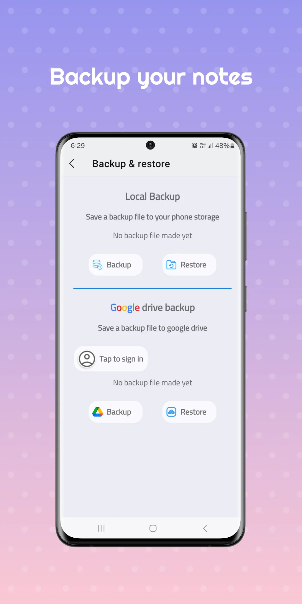  Notes keeper - Simple notes screenshot 1 of 3