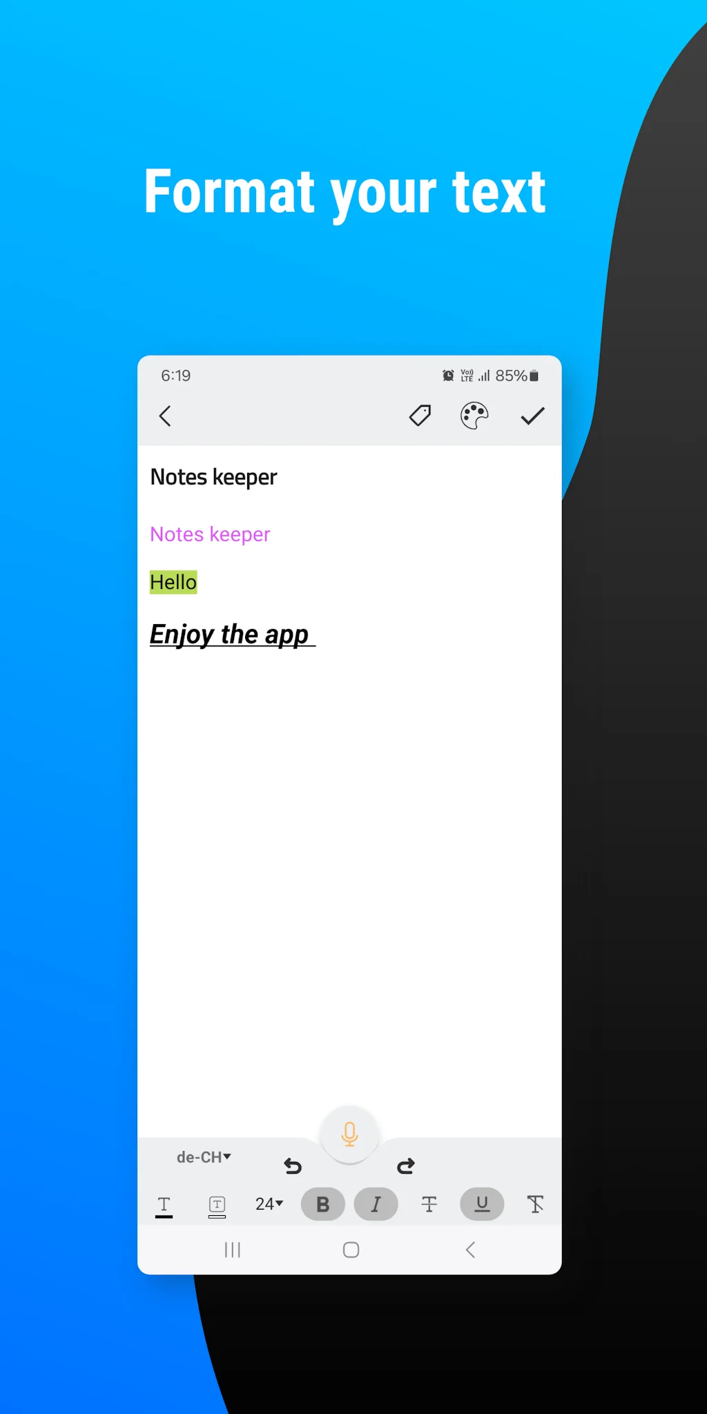  Notes keeper - Simple notes screenshot 3 of 3
