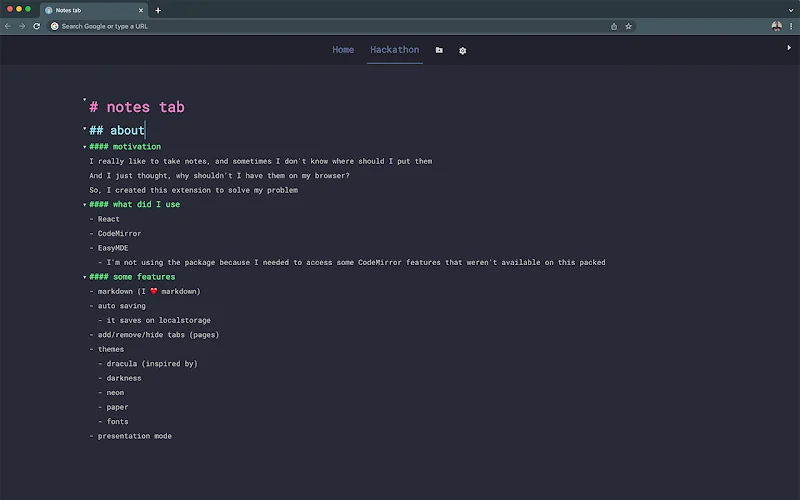 Notes Tab screenshot 1 of 3