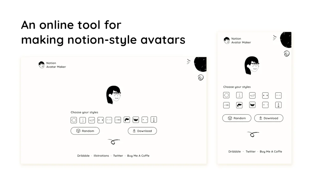 Notion Avatar Maker  screenshot 1 of 3