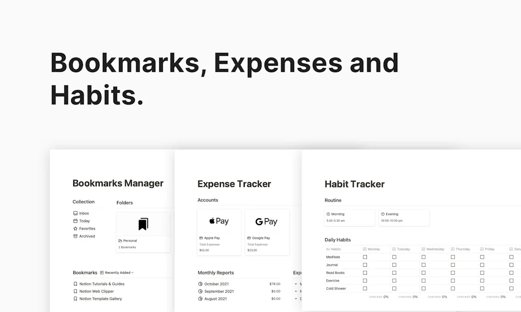 Notion Starter Pack screenshot 2 of 3