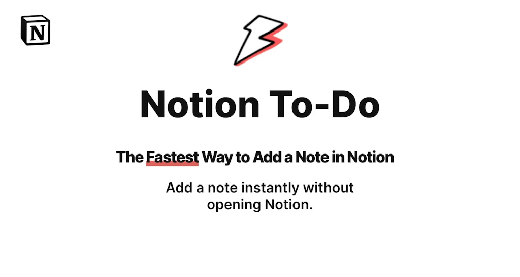 Notion To-Do screenshot 1 of 4