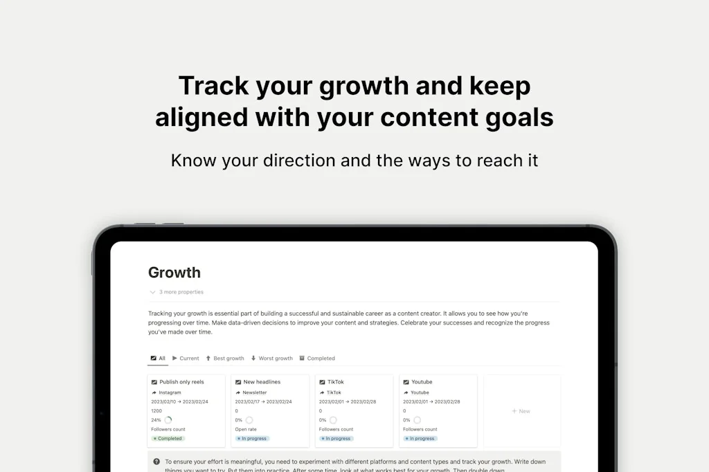 Notion Ultimate Content System screenshot 6 of 8