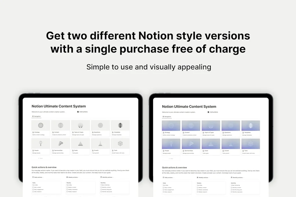 Notion Ultimate Content System screenshot 7 of 8