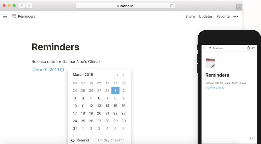 Notion screenshot 2 of 3