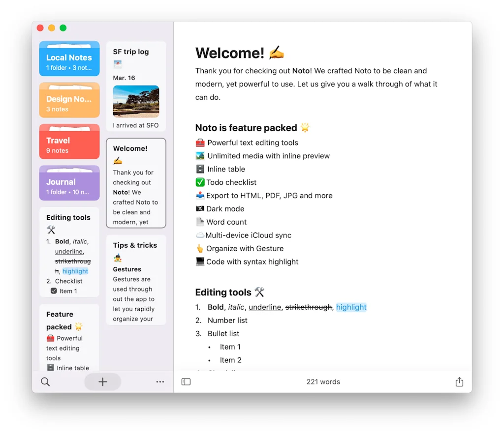 Noto screenshot 1 of 7