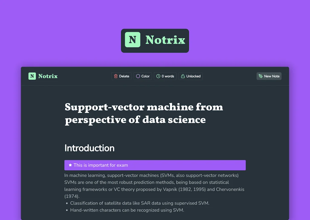 Notrix screenshot 3 of 3