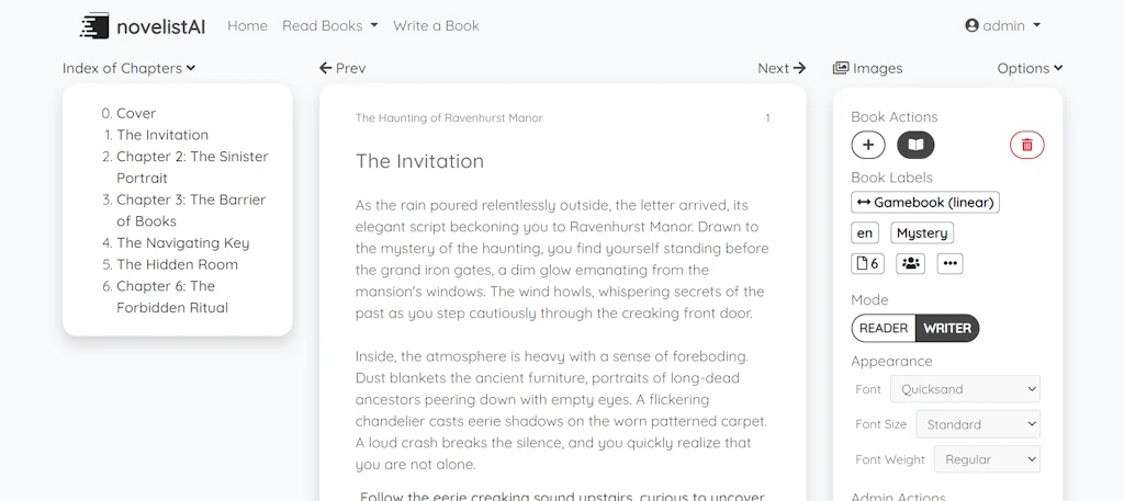 novelistAI screenshot 3 of 4