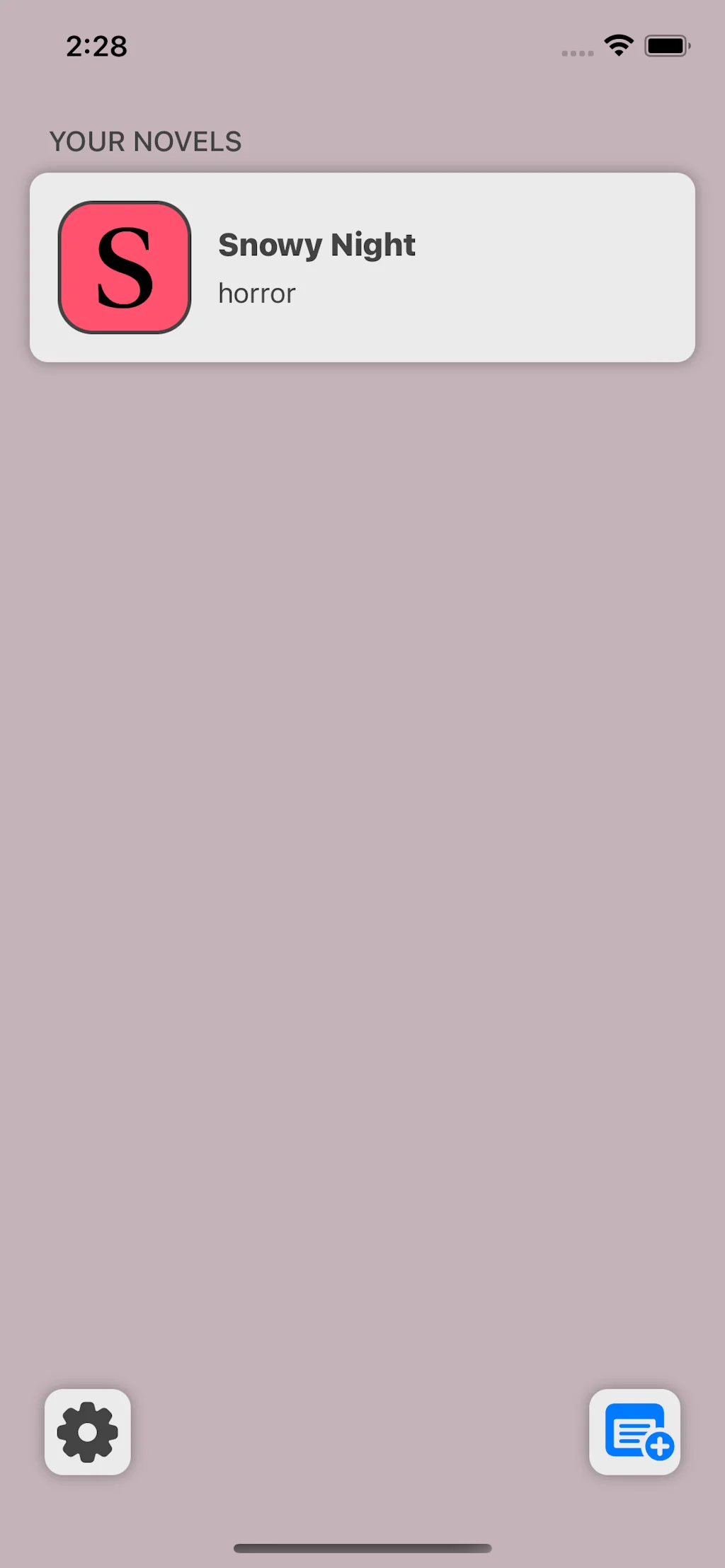 Novelizer screenshot 1 of 3