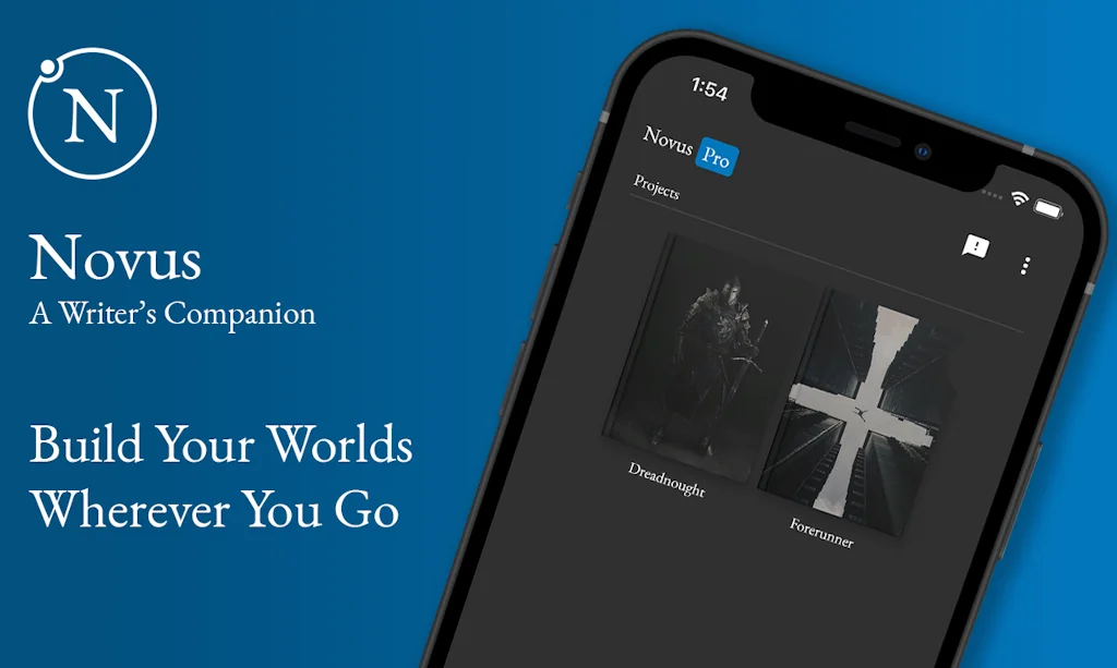 Novus: A Writer's Companion screenshot 1 of 6