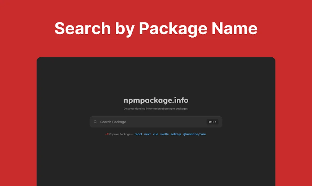 npmpackage.info screenshot 3 of 5