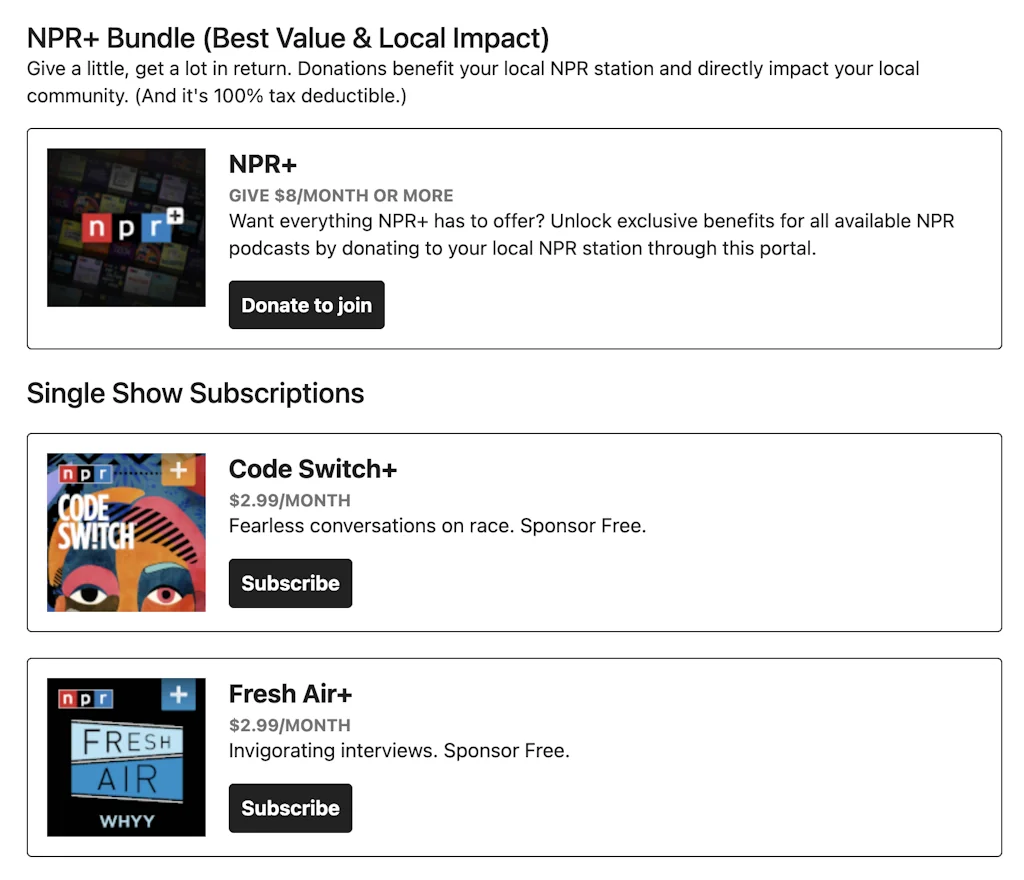 NPR screenshot 1 of 3