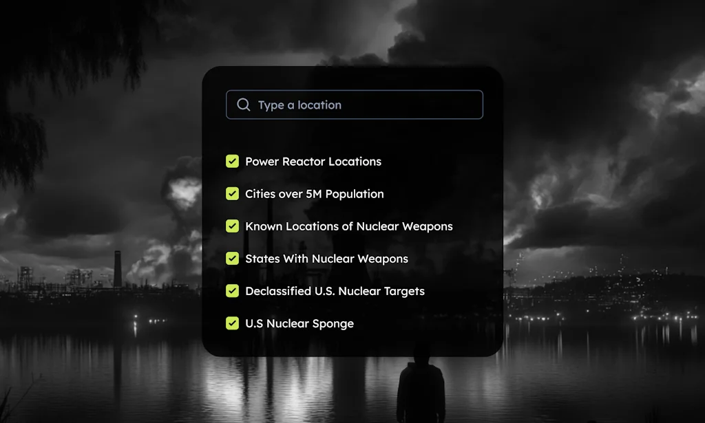 Nuclear Disaster Map screenshot 3 of 3