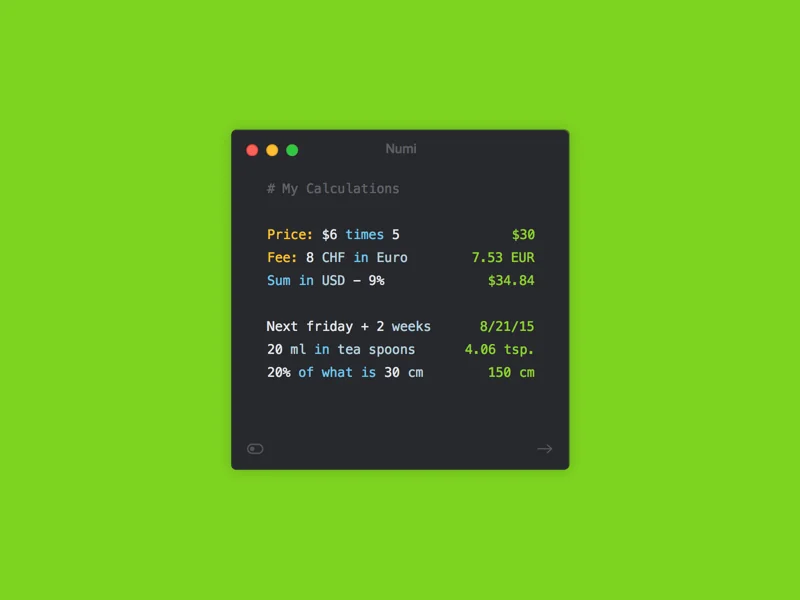 Numi screenshot 4 of 4