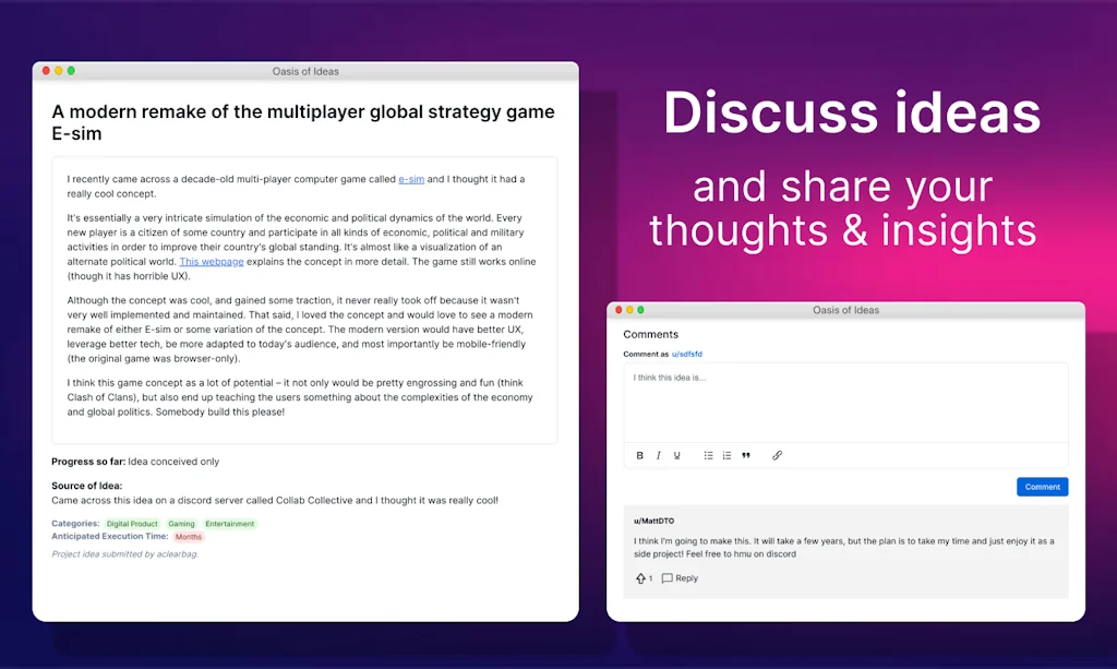 Oasis of Ideas screenshot 4 of 5