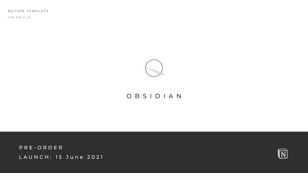 Obsidian Life OS : Notion template screenshot 4 of 5