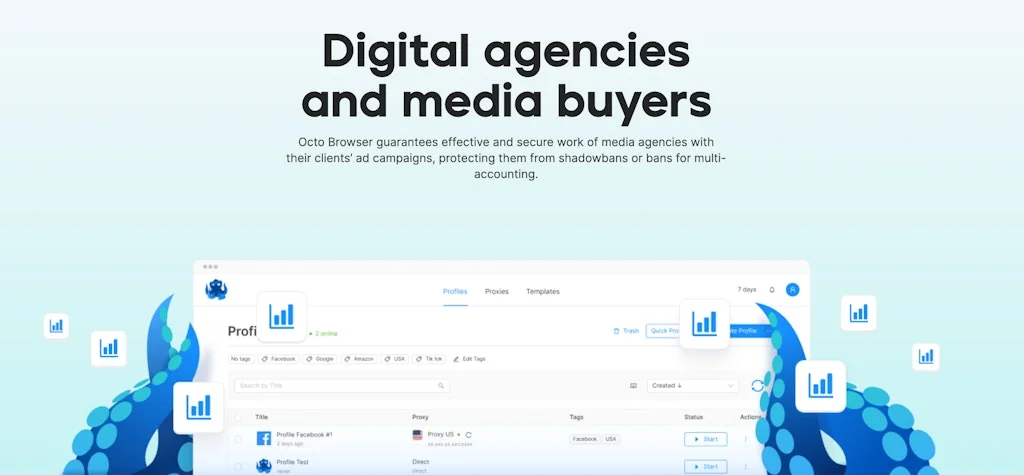 Octo Browser screenshot 2 of 4