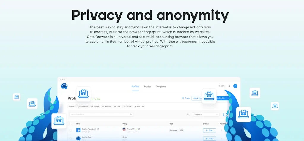 Octo Browser screenshot 4 of 4