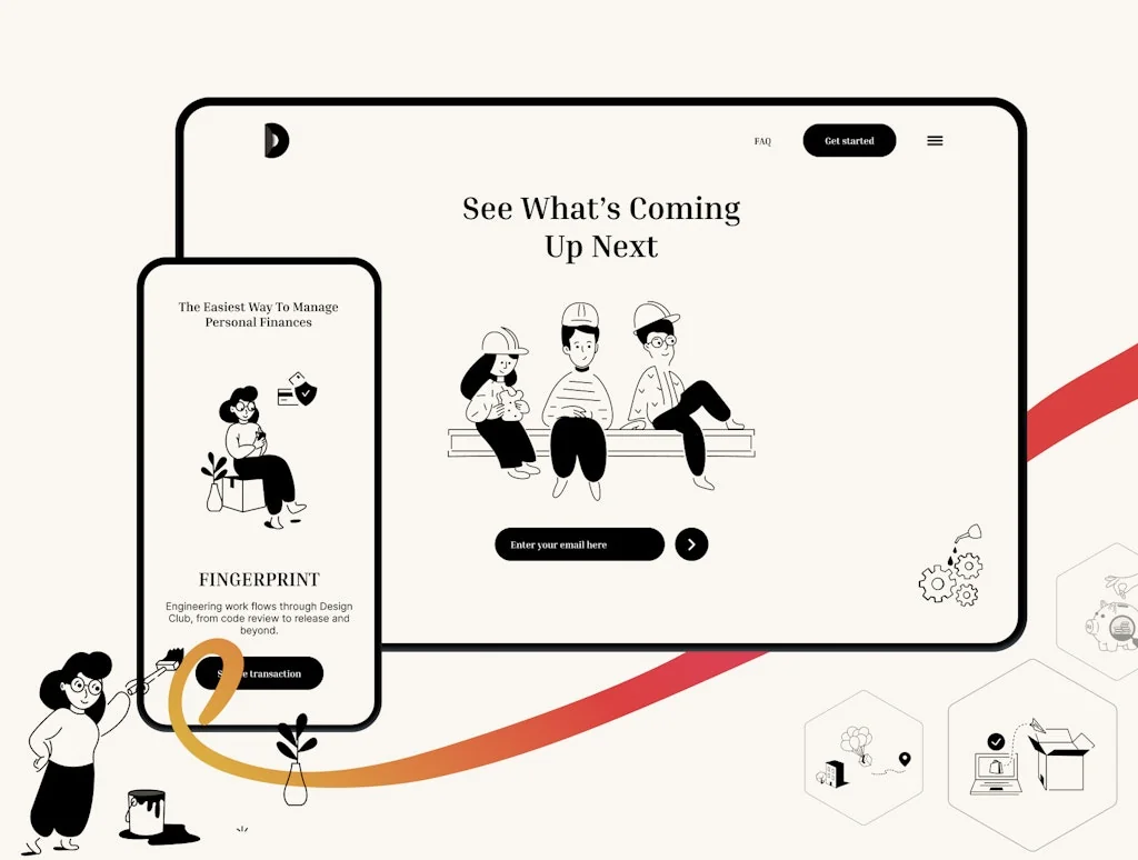 Office Club Illustration pack screenshot 2 of 6