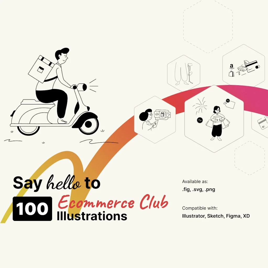 Office Club Illustration pack logo