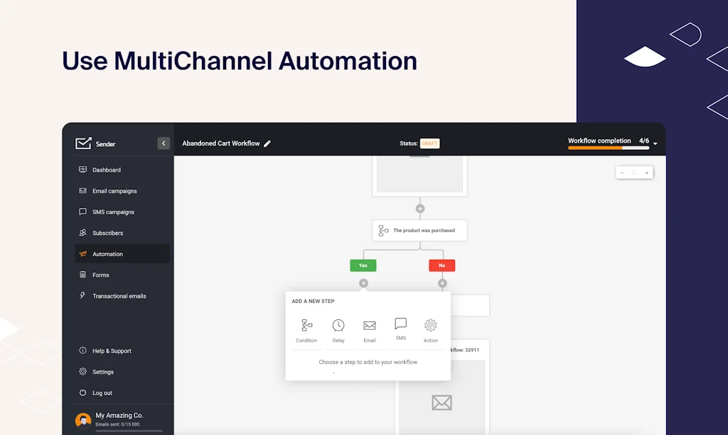 Sender screenshot 2 of 3