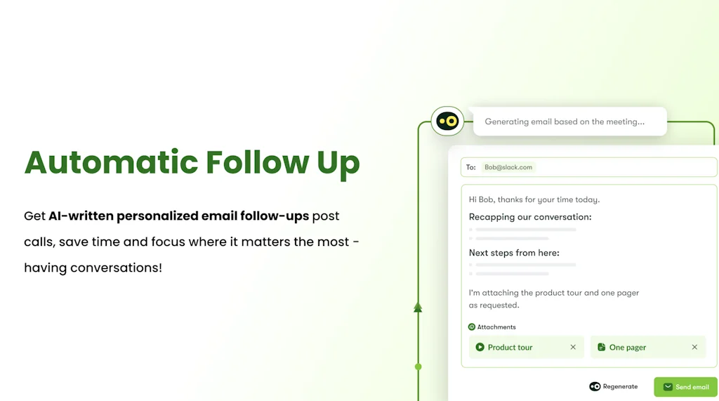 Oliv: The Next-Gen AI Sales Assistant screenshot 4 of 6