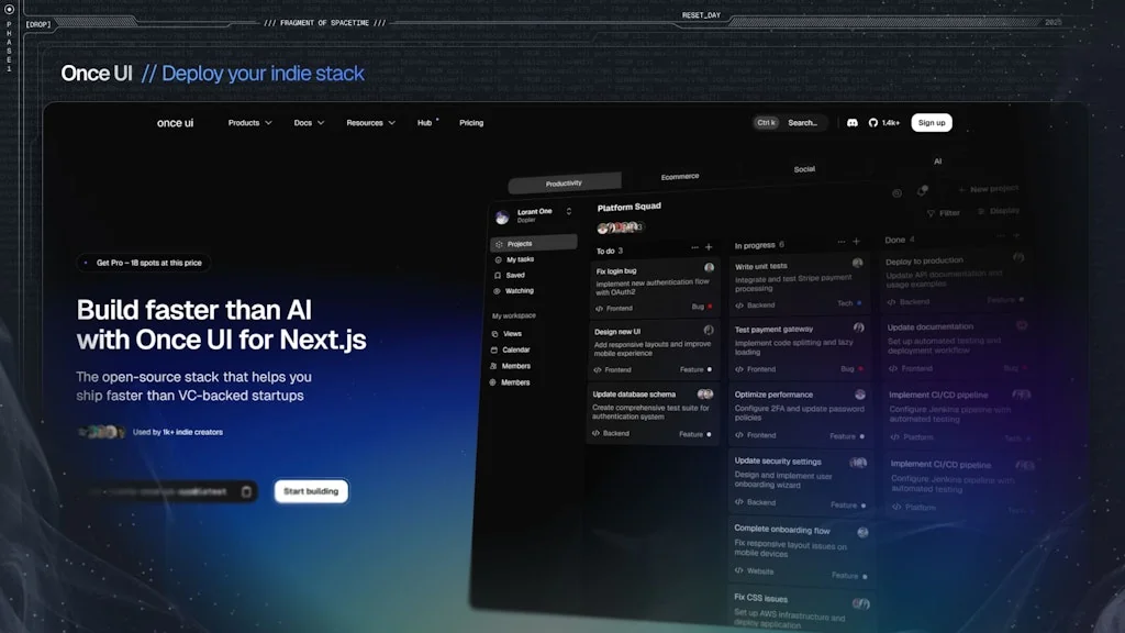 Once UI screenshot 2 of 6