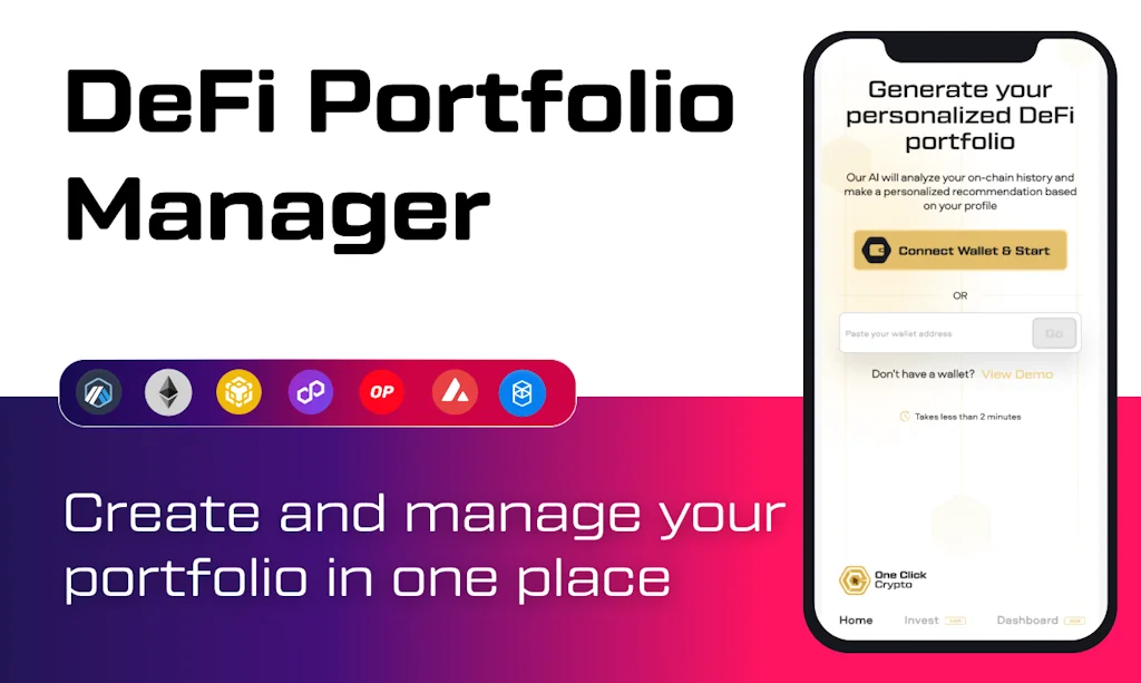 One Click Crypto: AI + DeFi screenshot 3 of 9