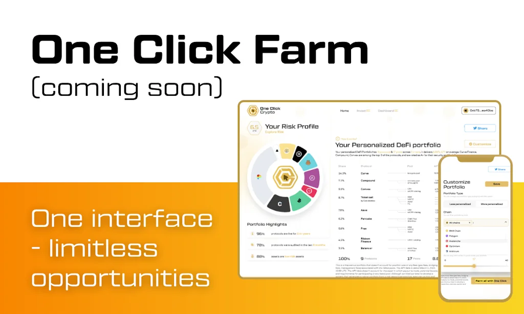 One Click Crypto: AI + DeFi screenshot 9 of 9