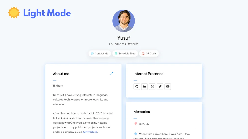 One Profile screenshot 2 of 6