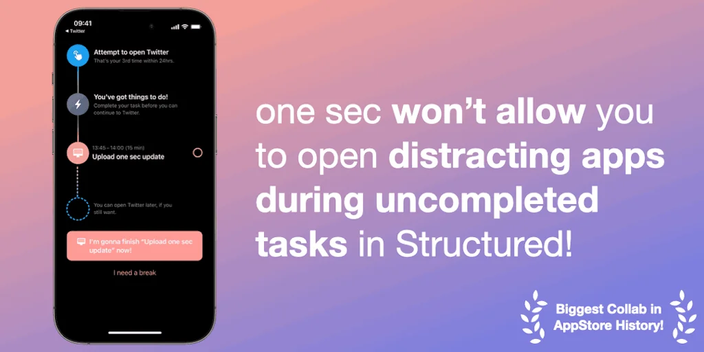 one sec screenshot 1 of 3