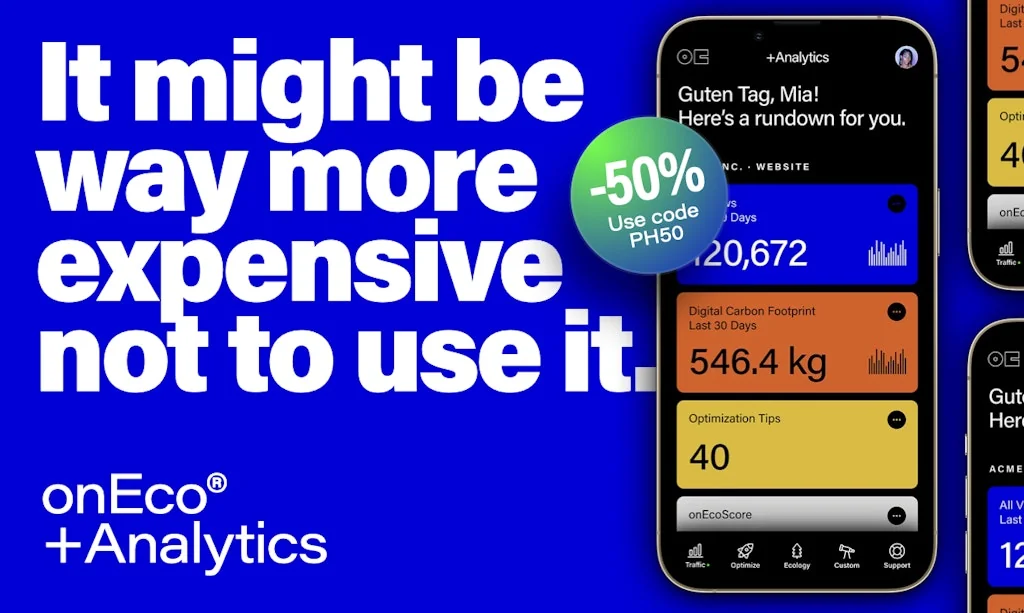 onEco +Analytics screenshot 1 of 7