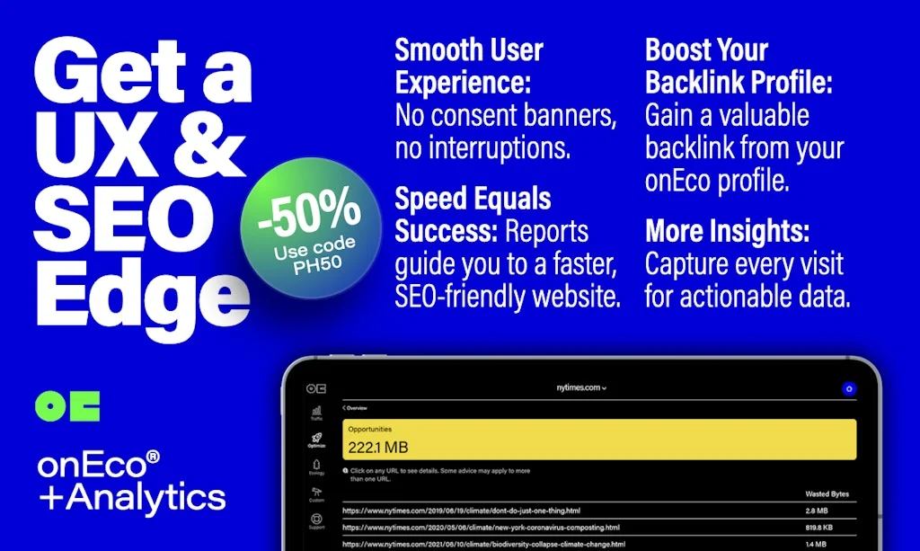 onEco +Analytics screenshot 3 of 7