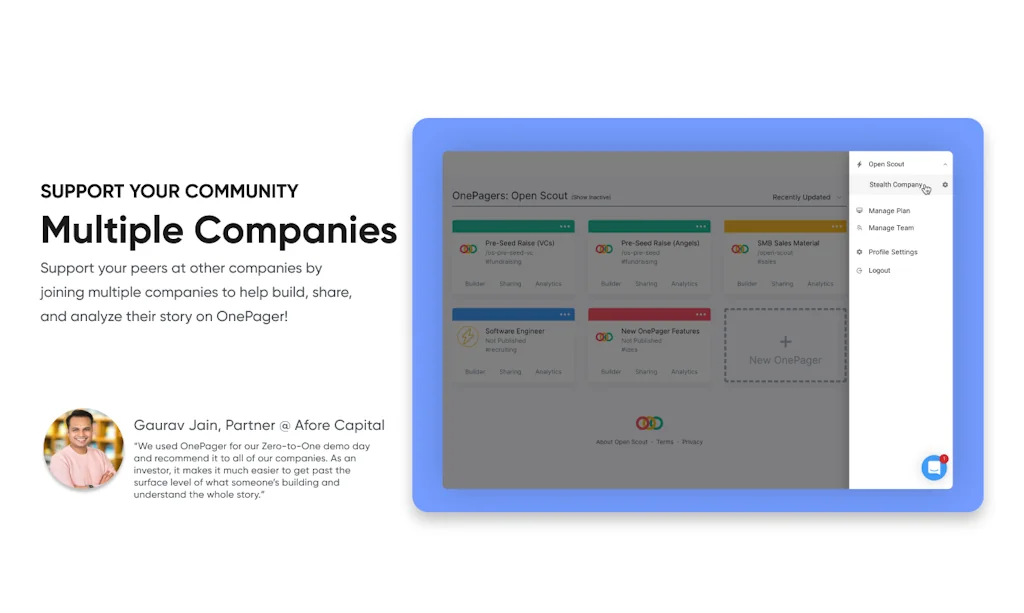 OnePager screenshot 4 of 4