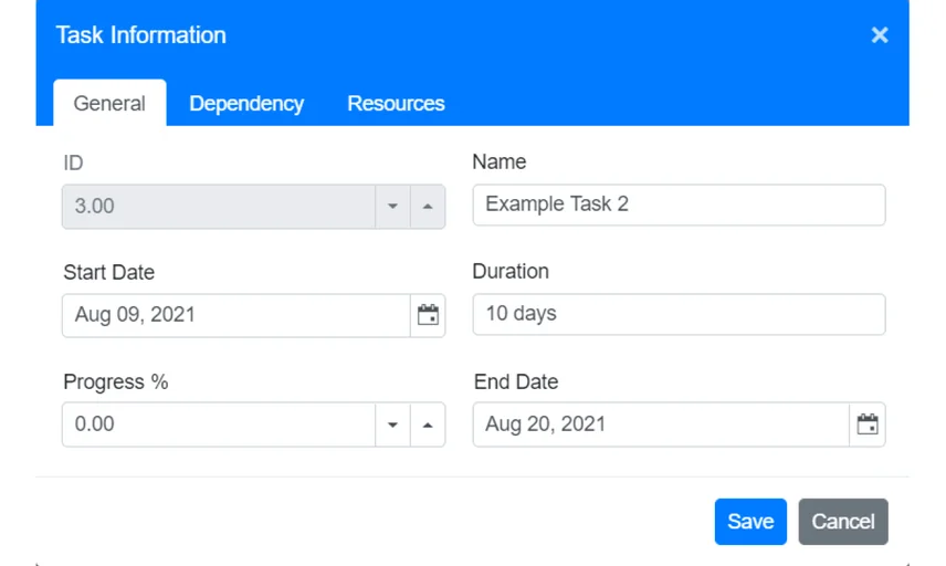 Online Gantt screenshot 3 of 3