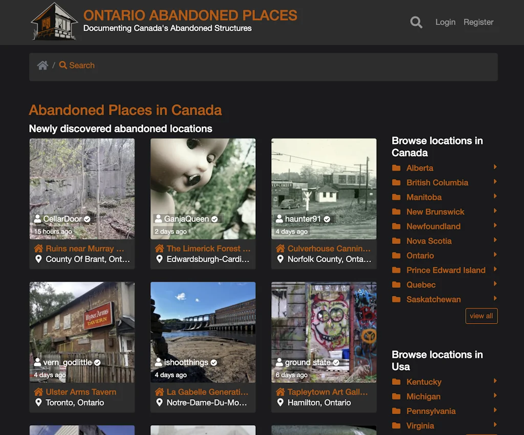 Ontario Abandoned Places screenshot 3 of 3