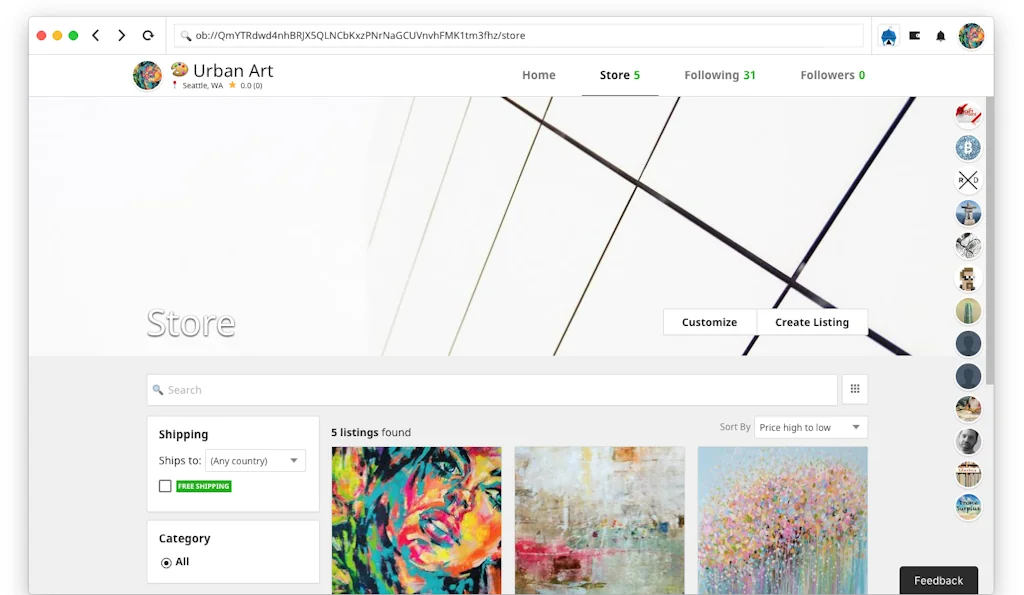 Open Bazaar screenshot 2 of 2
