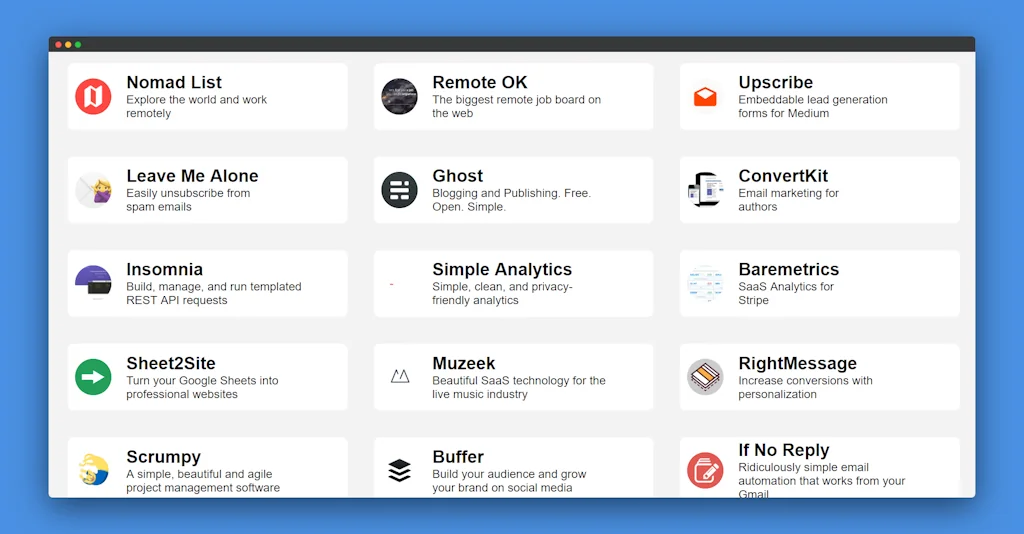 Open Startups screenshot 2 of 2