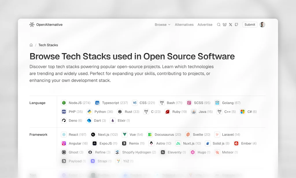 OpenAlternative screenshot 5 of 5