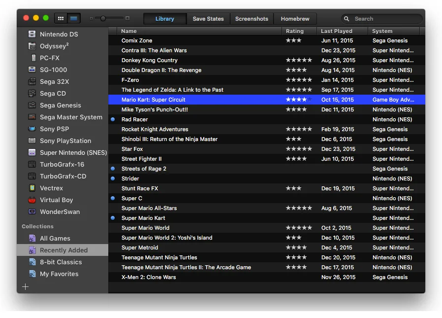 OpenEmu screenshot 2 of 3