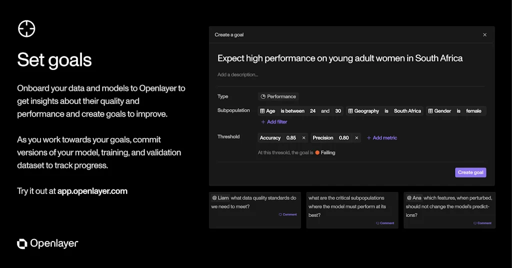 Openlayer screenshot 1 of 3