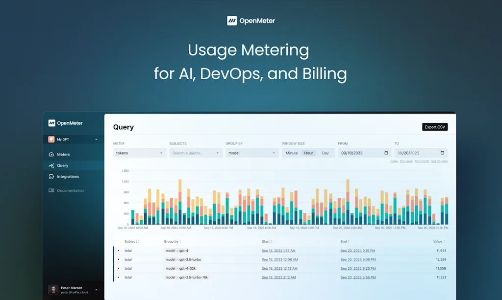 OpenMeter screenshot 1 of 3
