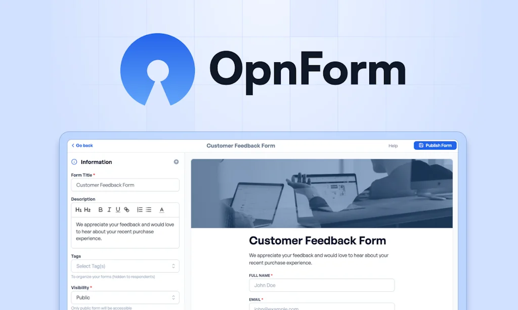 OpnForm screenshot 1 of 5