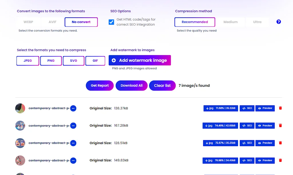 Optimize Images  screenshot 4 of 5
