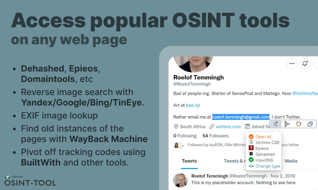 OSINT Tool screenshot 2 of 7
